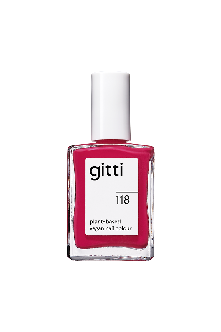 gitti – 118 Raspberry Red Neglelak (15 ml)