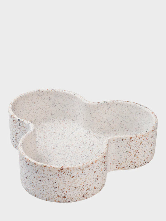 Humdakin – Pisa – Terrazzo Bowl – Red/Beige - billede 2