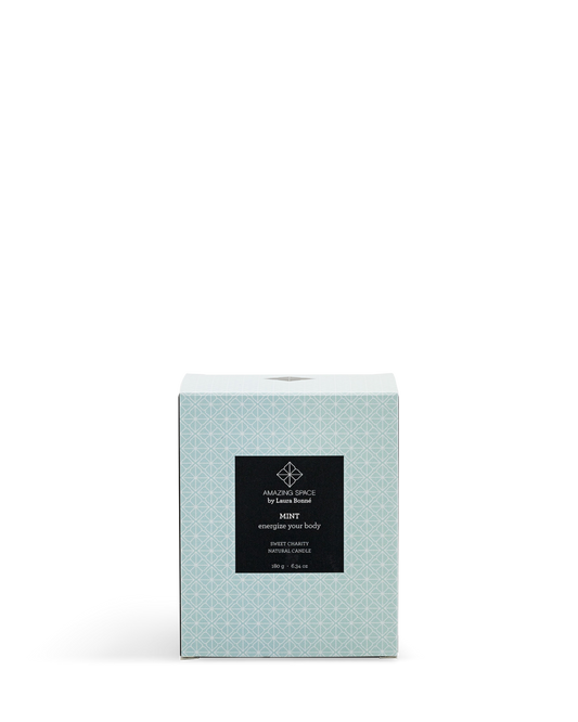 Amazing Space – Mint Candle – Energize Your Body (180g) - billede 2