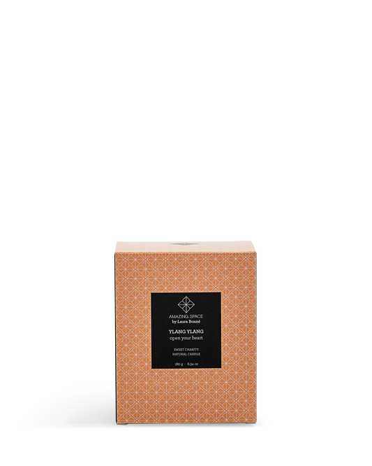 Amazing Space – Ylang Ylang Candle – Open Your Heart (180g) - billede 2