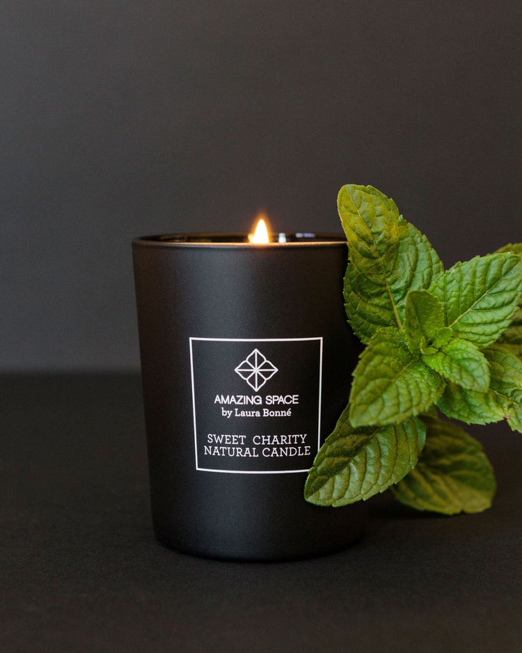 Amazing Space – Mint Candle – Energize Your Body (180g) - billede 3