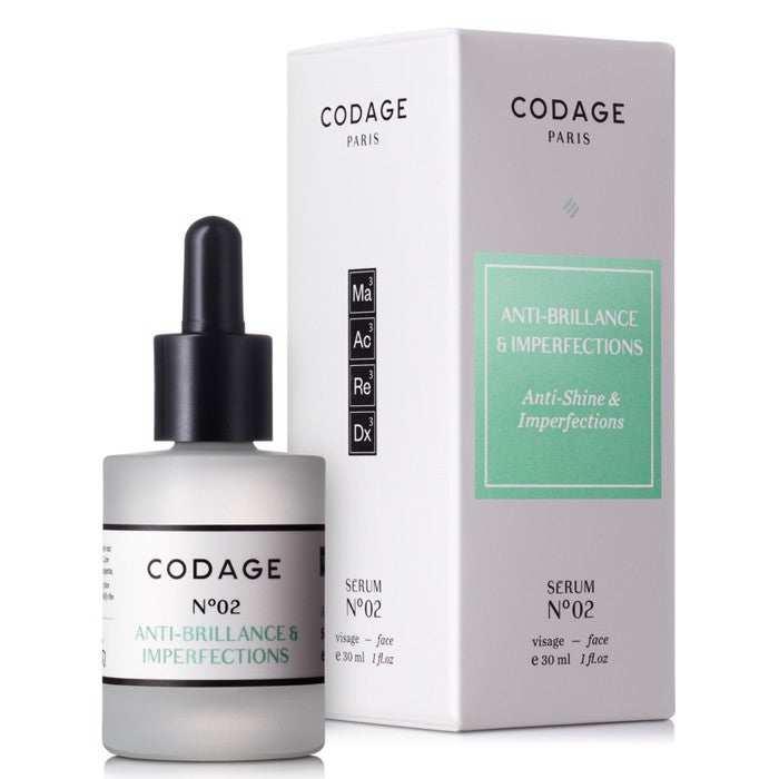 CODAGE – Sérum N°02 Mattifying & Repairing (30 ml)