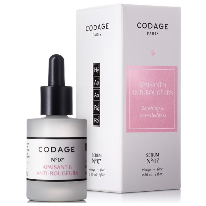 CODAGE – Sérum N°07 Soothing & Anti-Redness (30 ml)