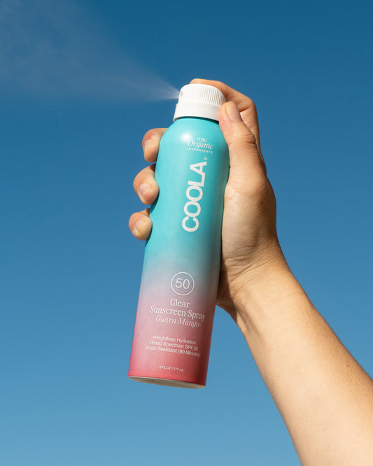 COOLA – Classic Body Spray Guava Mango SPF 50 (177 ml) – originalt produktbillede
