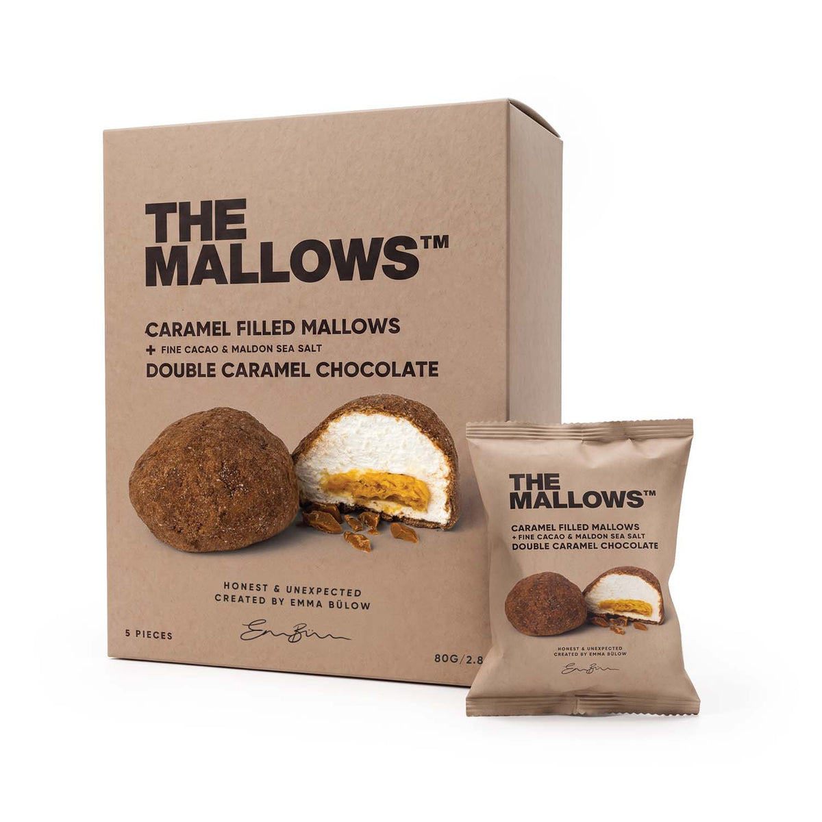 The Mallows – Double Caramel Chocolate, 80 g