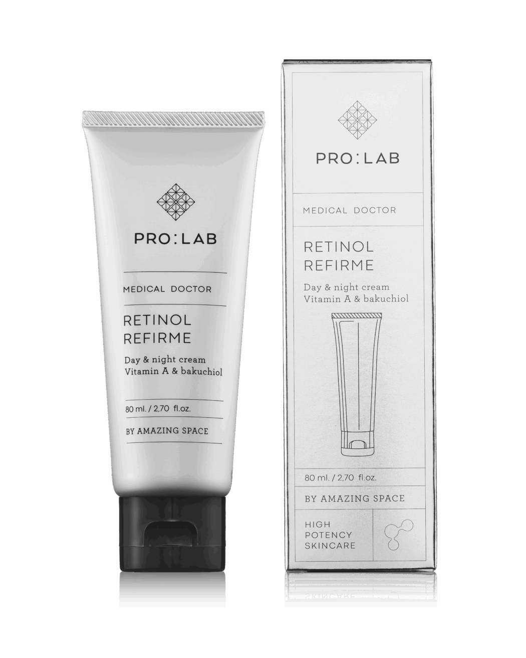 Amazing Space PRO:LAB Retinol Refirme Day & Night Cream (80ML)