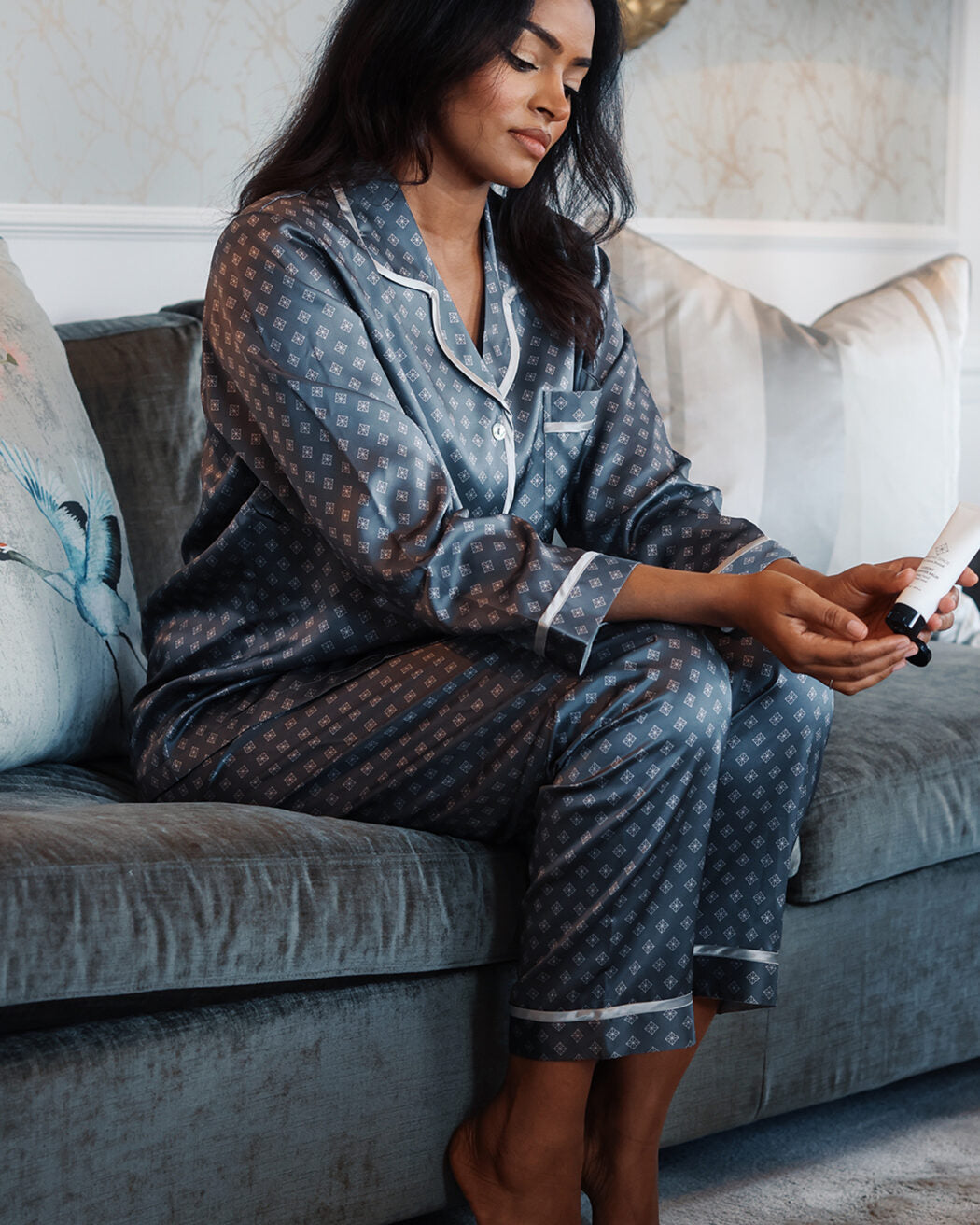 Amazing Space – In Luxury Pyjamas – Silver Grey - billede 9
