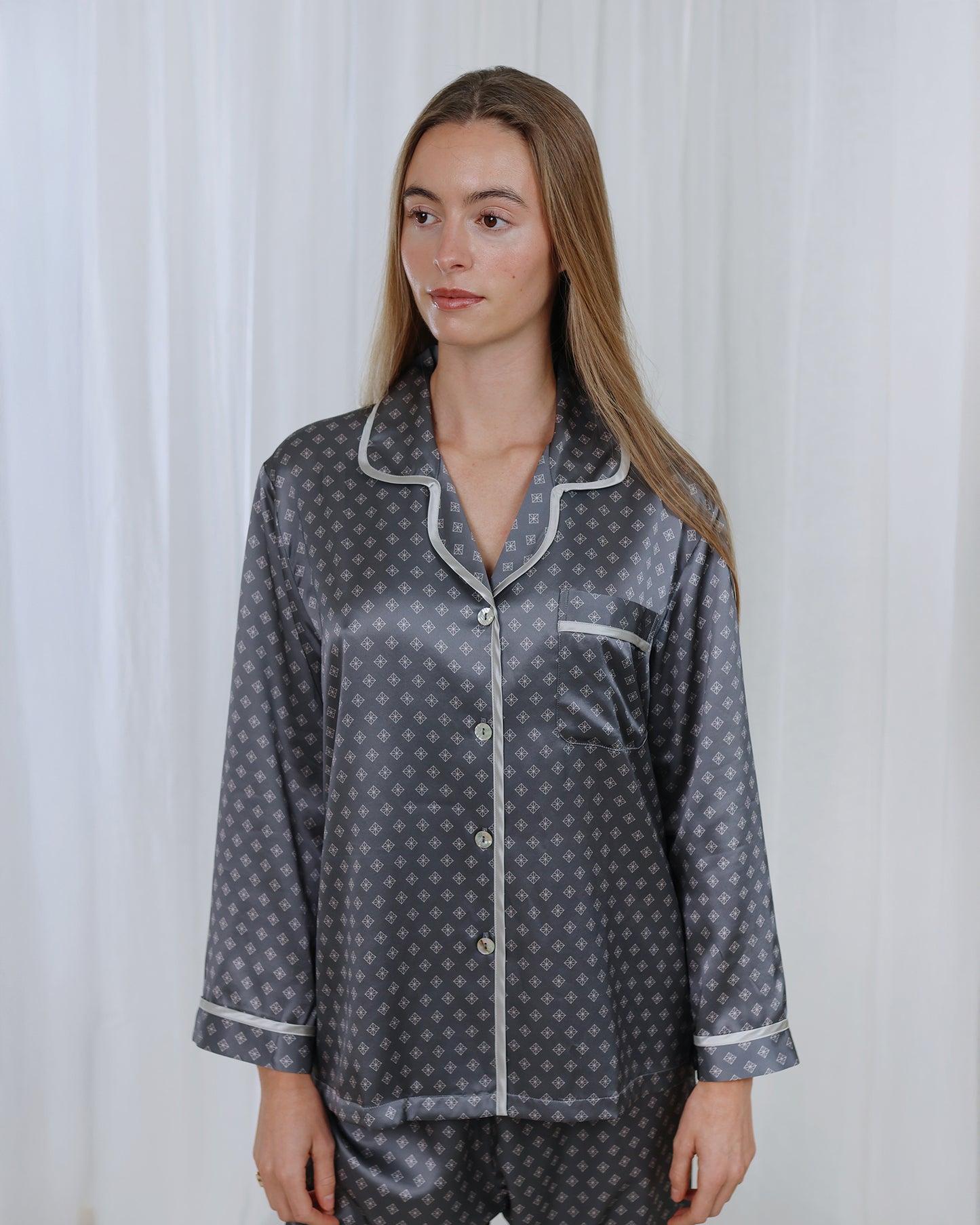 Amazing Space – In Luxury Pyjamas – Silver Grey - billede 6
