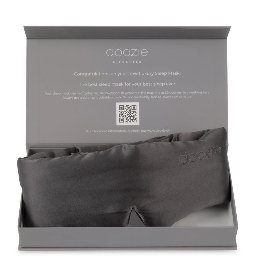 Doozie – Luxury Sleep Mask Anthracite - billede 4