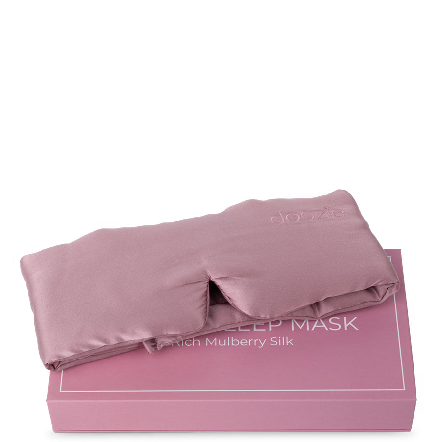 Doozie – Luxury Sleep Mask Dusty Rose - billede 3