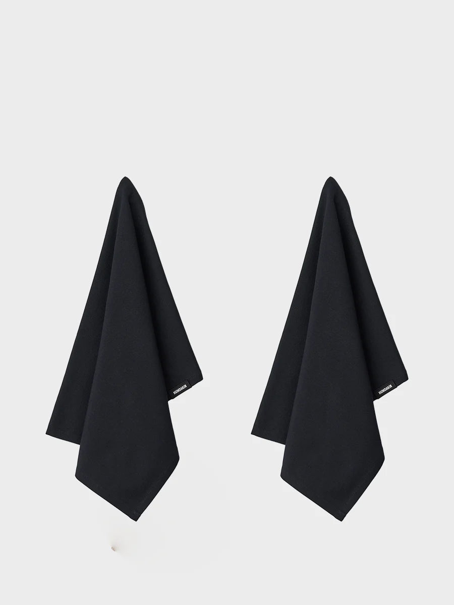 Humdakin – Organic viskestykke – 2 pack – Coal