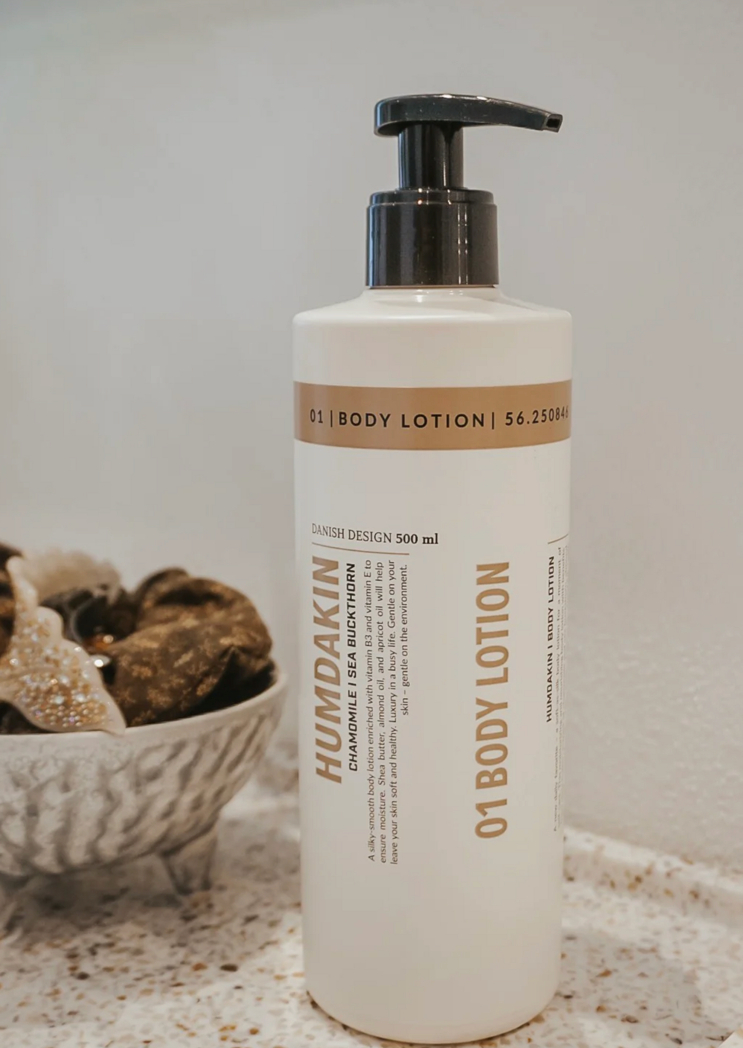 Humdakin – Body Lotion – Chamomile And Sea Buckthorn (500 ml) - billede 4
