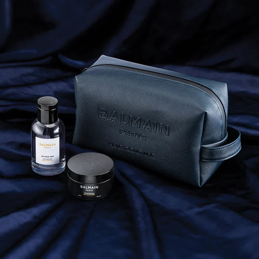 Balmain – Limited Edition Cosmetic Bag Blue C4 25 (Sculpting & Vetiver)
