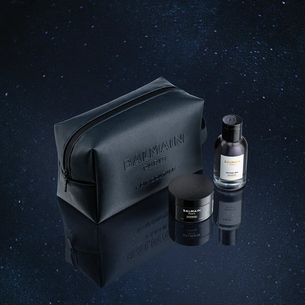 Balmain – Limited Edition Cosmetic Bag Blue C4 25 (Sculpting & Vetiver) - billede 3
