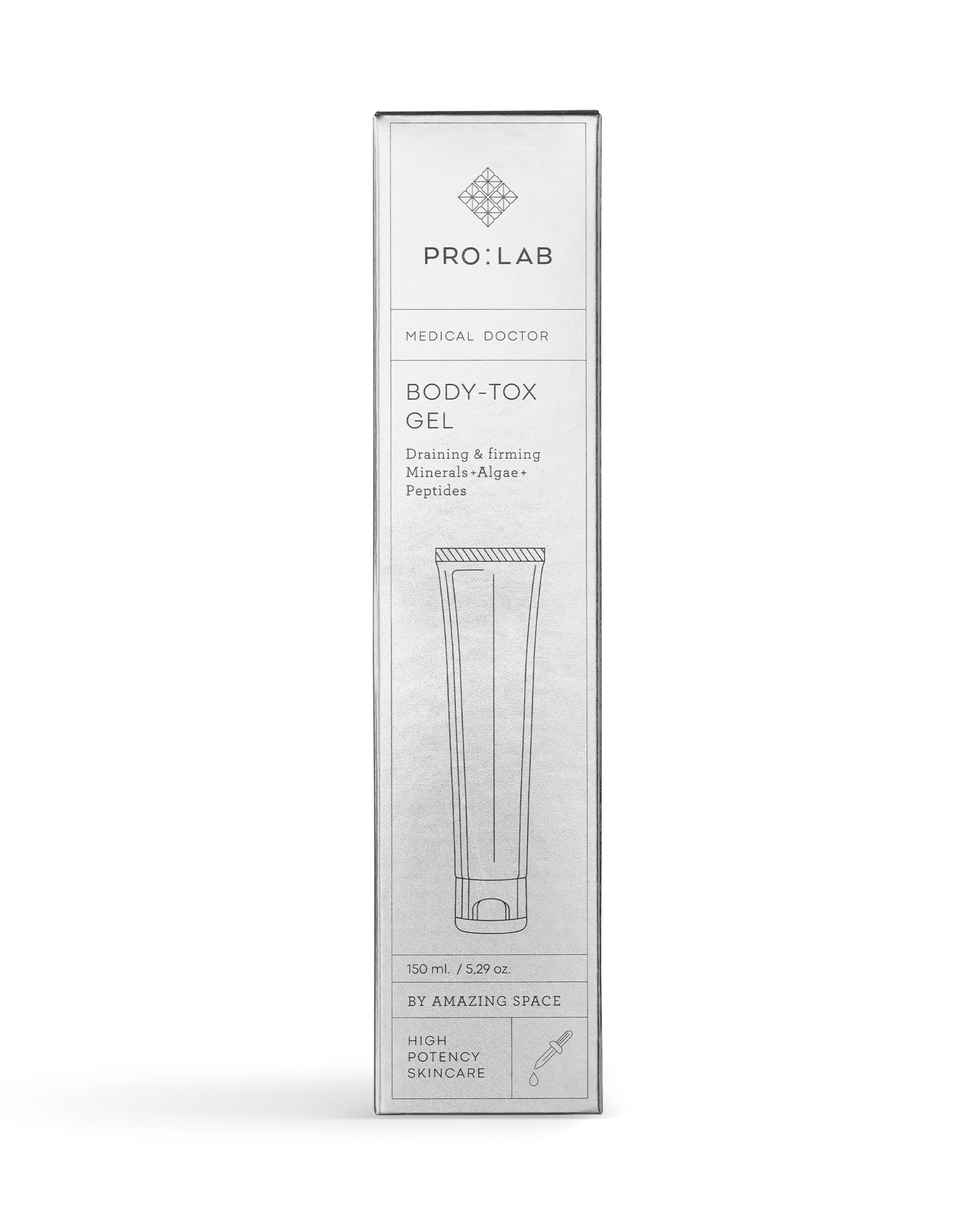 Amazing Space – PRO:LAB – Body-Tox Gel – Draining & Firming Body Gel (150ml) - billede 2