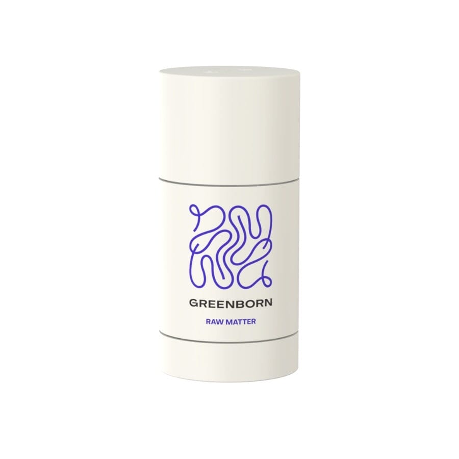 GREENBORN Raw Matter duftfri deodorant stick 50 g i lys emballage