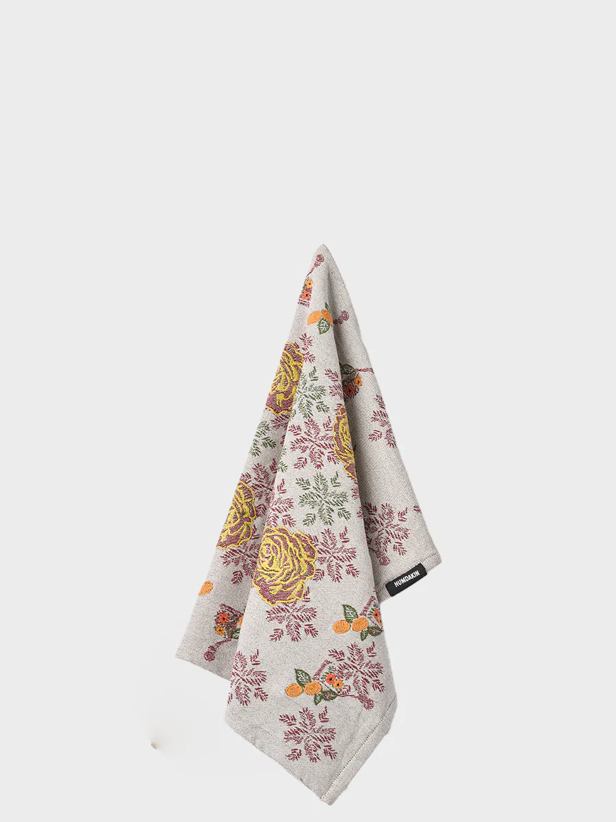 Humdakin – Jacquard & Embroidery Organic Tea Towel – Magnificence