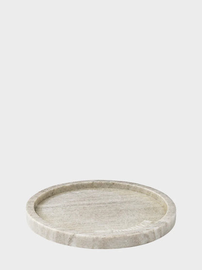 Humdakin – Marble Tray – Round – Brown
