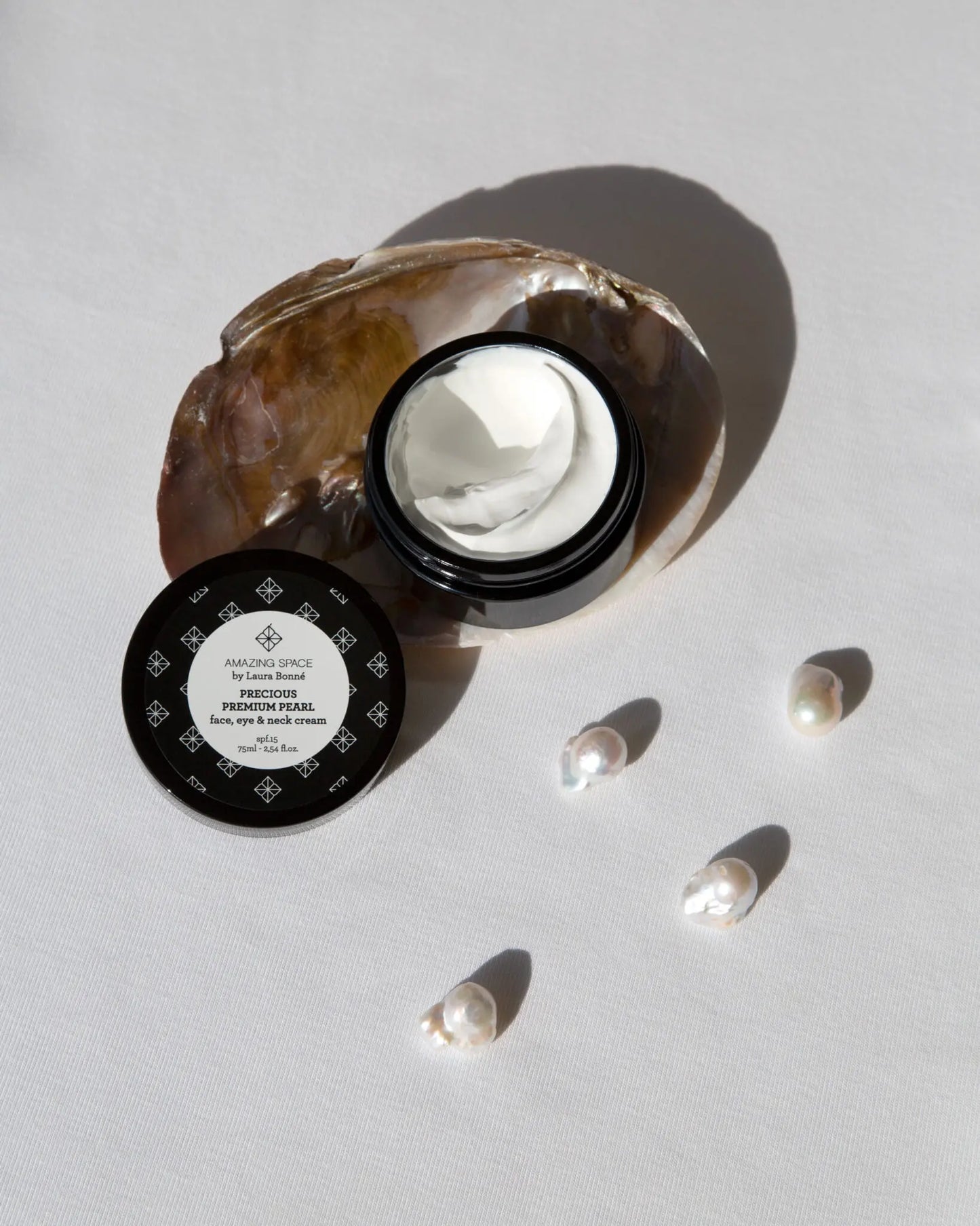 Amazing Space – Precious Premium Pearl – Face, Eye & Neck Cream SPF. 15 (75ml) - billede 2
