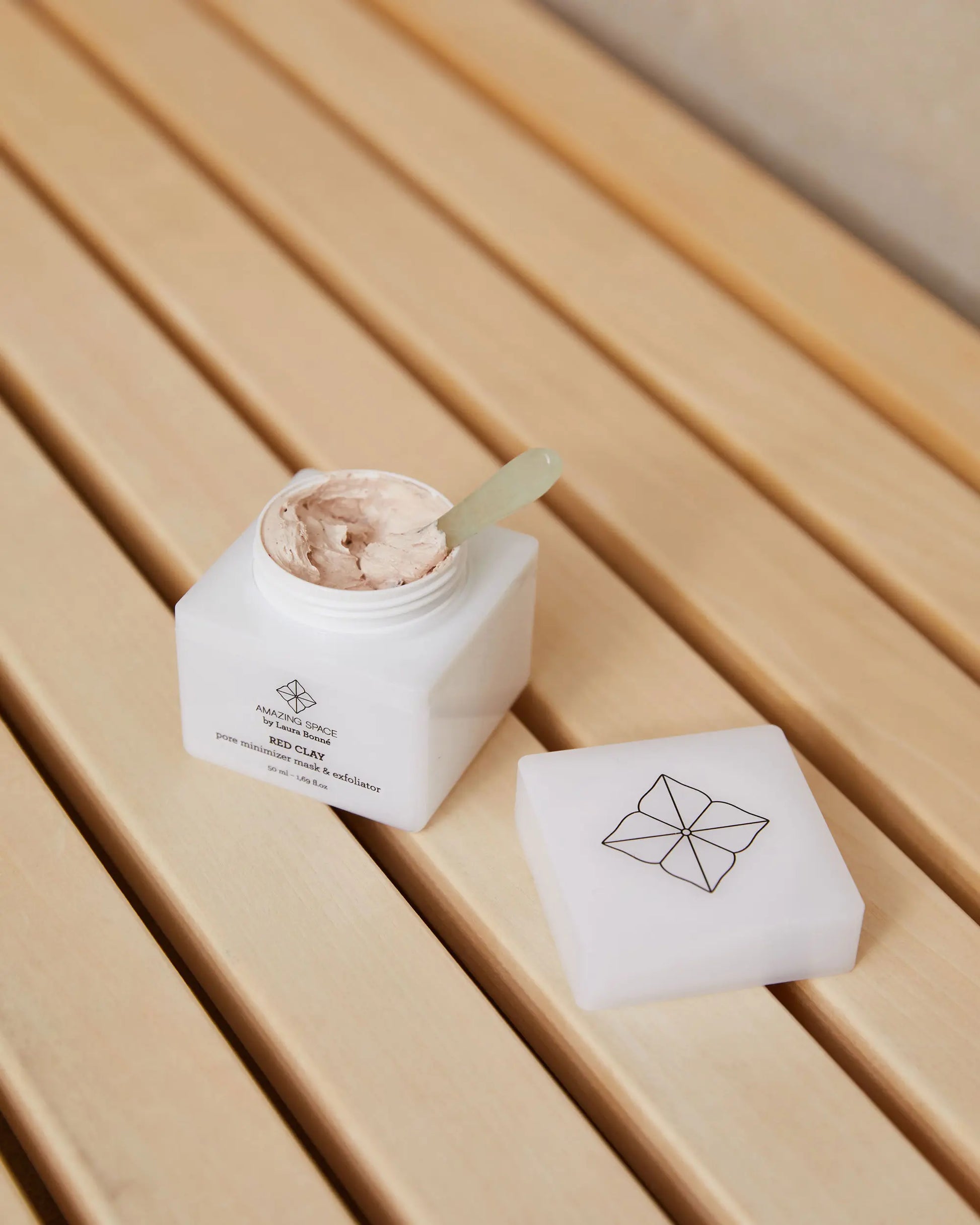 Amazing Space – Red Clay – Pore Minimizer Mask & Exfoliator (50ml) - billede 4