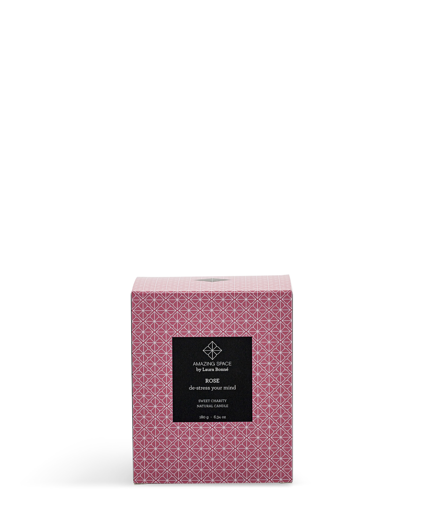 Amazing Space – Rose Candle – De-Stress Your Mind (180g) - billede 2