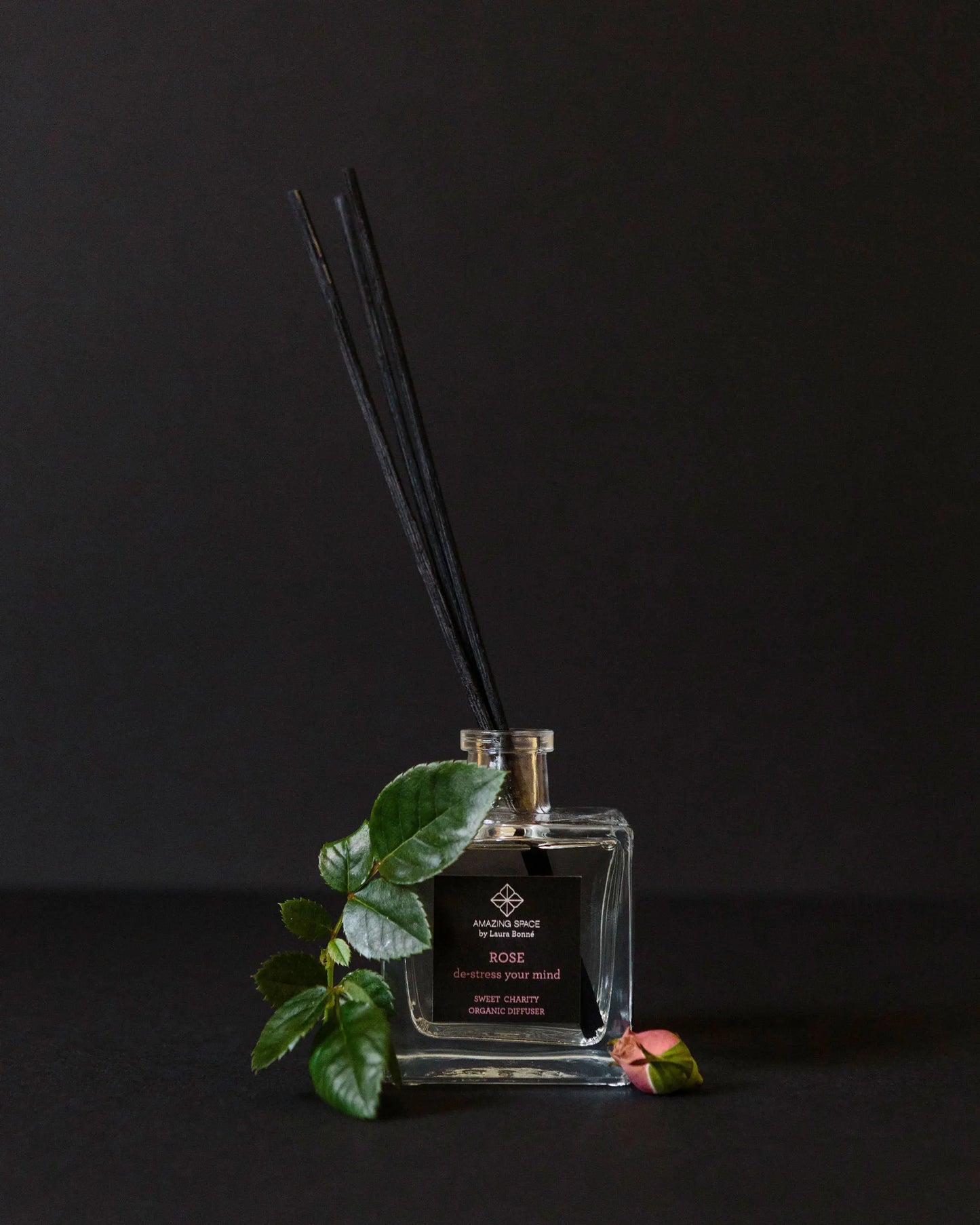 Amazing Space – Rose Diffuser – De-Stress Your Mind (100ml) - billede 3