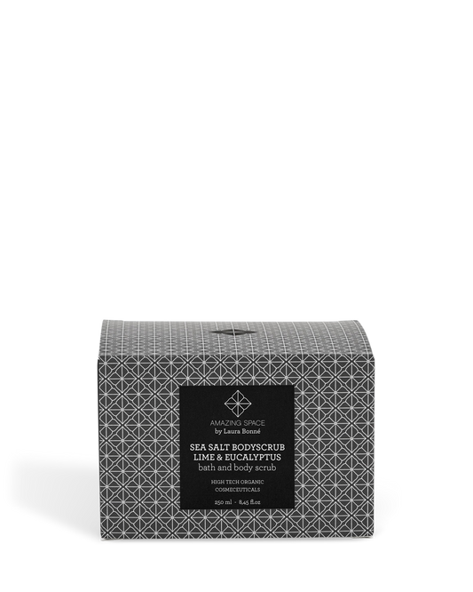 Amazing Space – Sea Salt Body Scrub – Lime & Eucalyptus (250ml) - billede 2