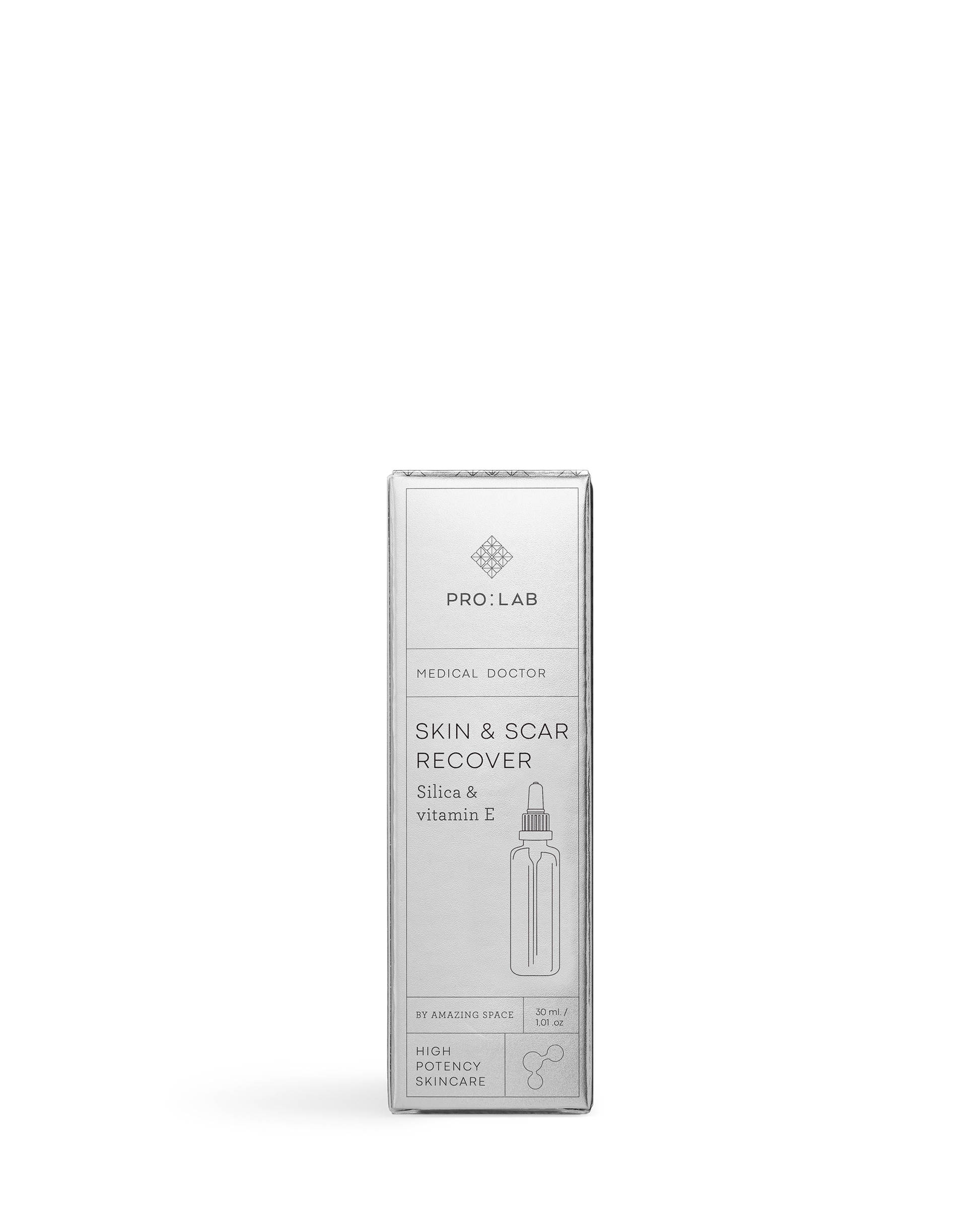 Amazing Space – PRO:LAB – Skin & Scar Recover – Silica & Vitamin E (30ml) - billede 2