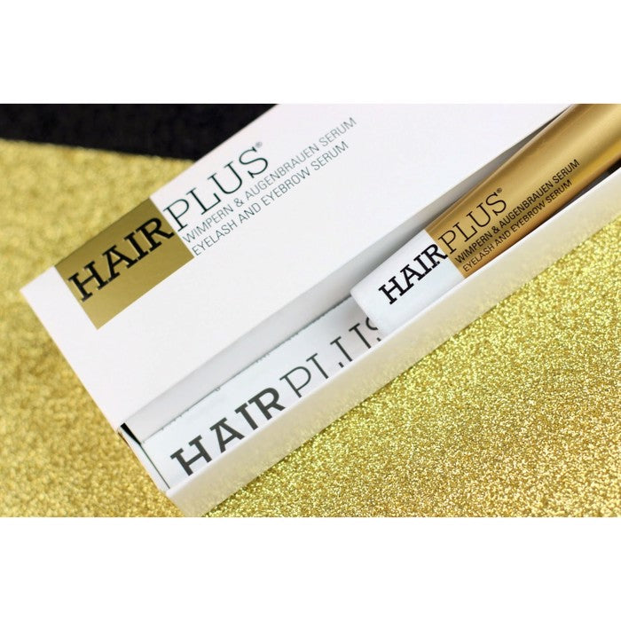 Åbent Tolure Hairplus Bryn Serum 3 ml klar til påføring på øjenbrynene.