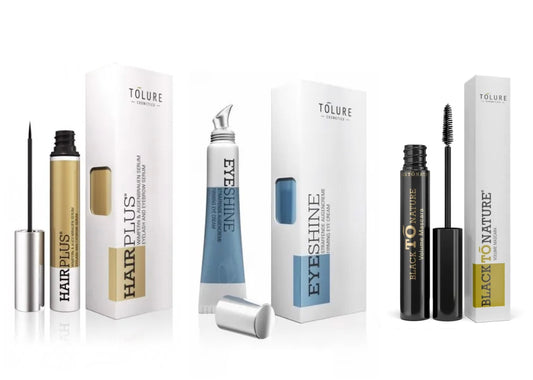 Tolure – Hairplus + Eyeshine + Mascara Sæt