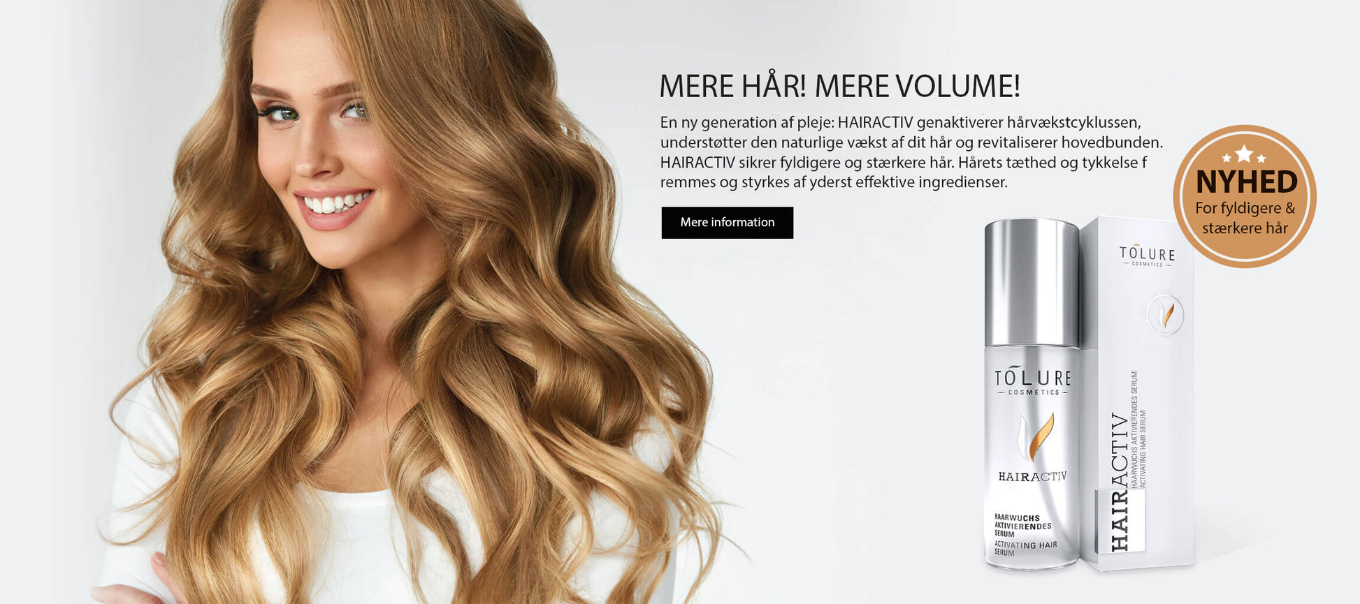 Tolure – HairActive Hårvækstserum (100 ml) - billede 3
