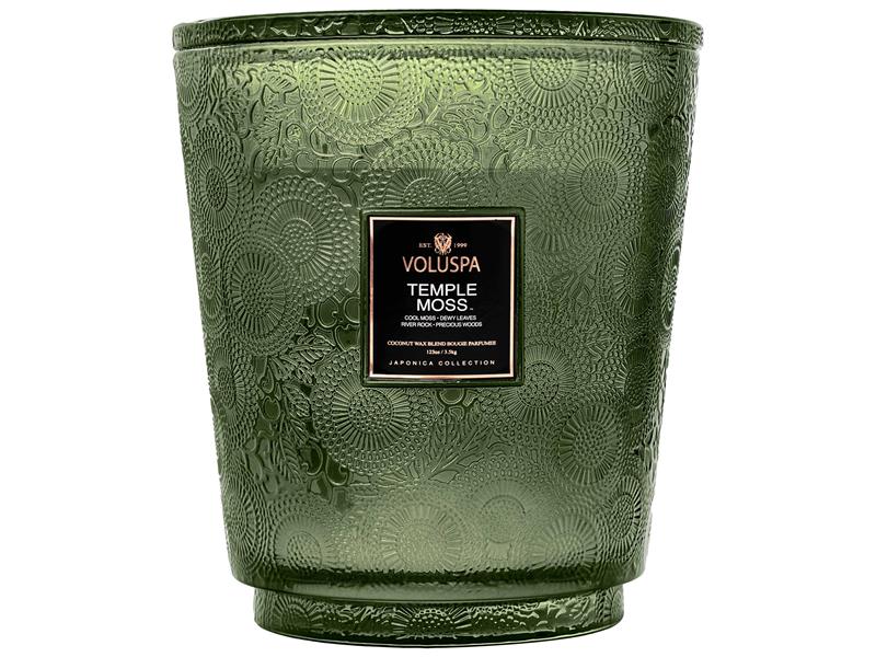 Voluspa – Temple Moss 5-Wick Hearth Candle with Lid (3488 g)