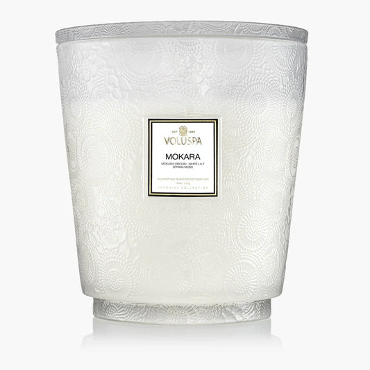 Voluspa – Mokara 5-Wick Hearth Candle with Lid (3488 g)